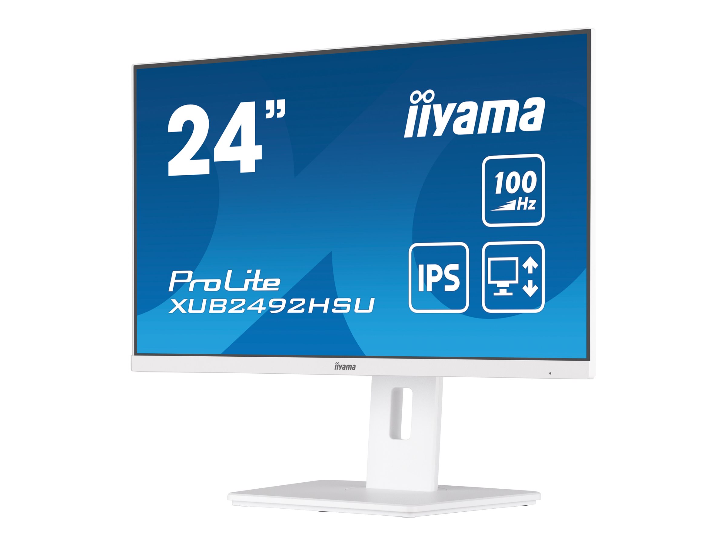 iiyama ProLite LED Monitor 24 Zoll – Weiß